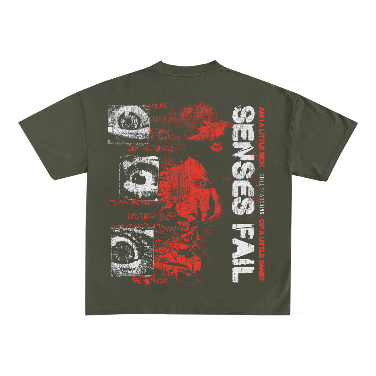 Straight Jacket Olive Tee