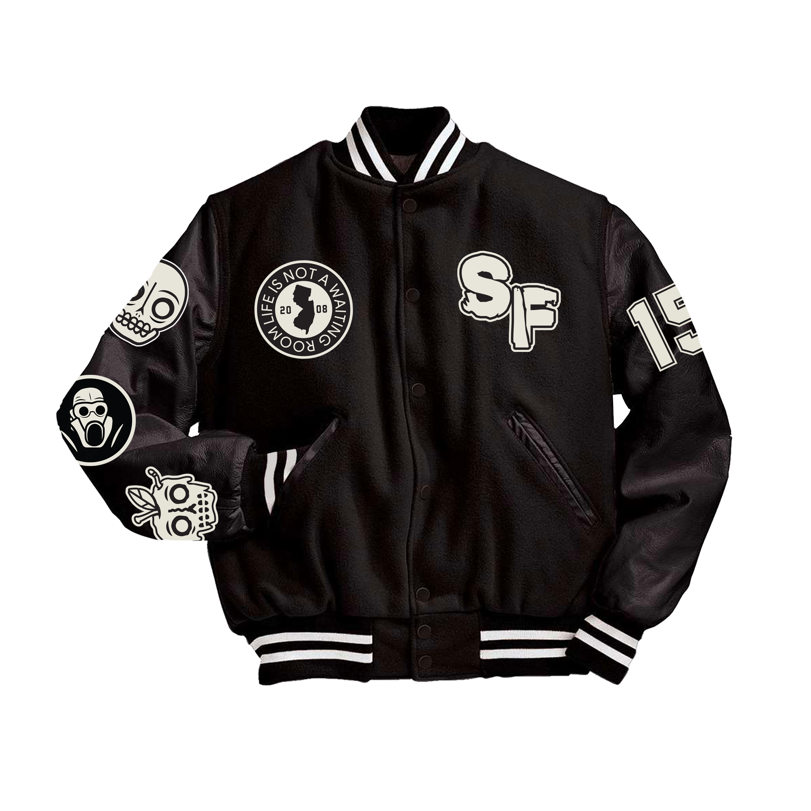 LINAWR Letterman Jacket – Senses Fail Official LINAWR Letterman Jacket – Senses Fail Official